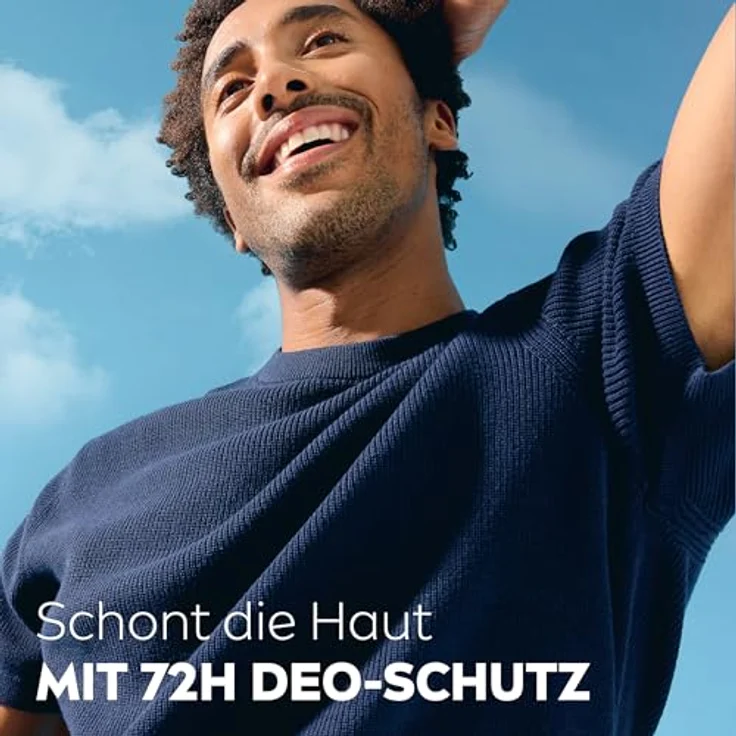 NIVEA MEN Sensitive Protect Deo Roll-On, Antitranspirant mit 72h Schutz, alkoholfrei für empfindliche Haut, 50 ml – Bild 3