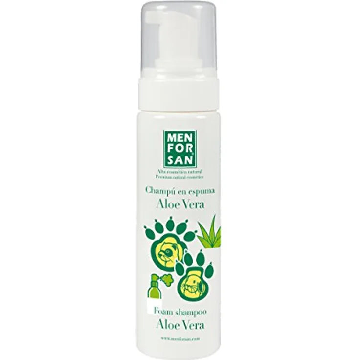 Menforsan Schaumshampoo mit Aloe Vera für Nager, Kaninchen und Frettchen - 200 ml