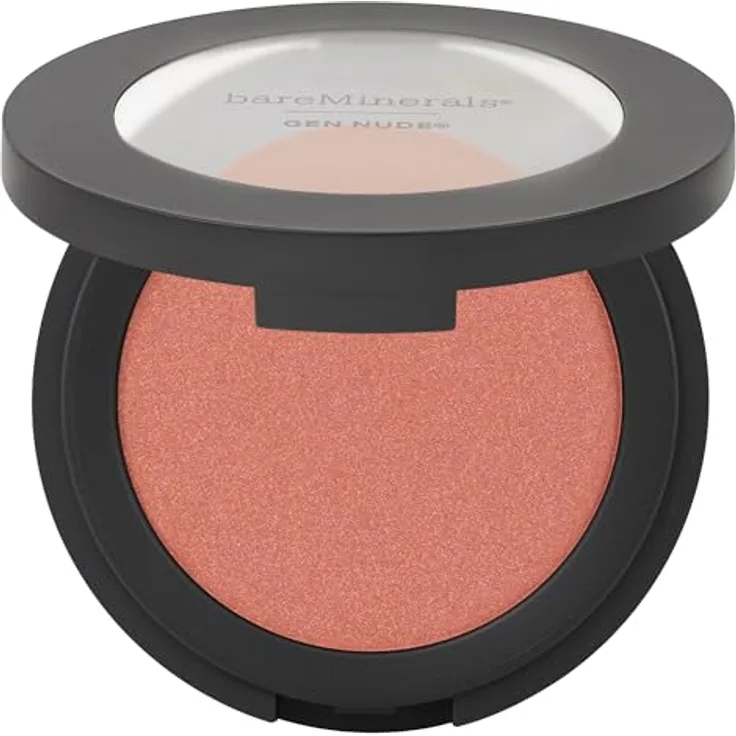 bareMinerals Gen Nude Powder Blush, 6 g Rouge mit leichtem Finish und lichtreflektierenden Mineralperlen, für natürlich rosige Wangen