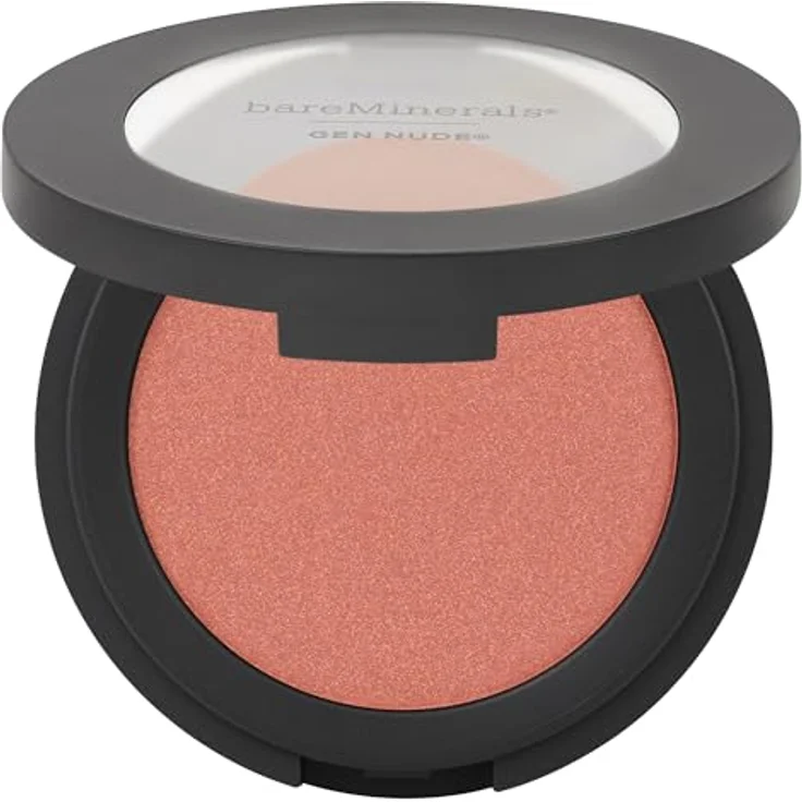 bareMinerals Gen Nude Powder Blush, 6 g Rouge mit leichtem Finish und lichtreflektierenden Mineralperlen, für natürlich rosige Wangen – Bild 1