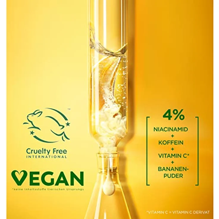Garnier Vitamin C Anti-Müdigkeits Augencreme, Für eine strahlende und wache Augenpartie, Gegen Augenringe und Krähenfüße, Glow Booster Augenpflege, SkinActive, 1 x 15 ml – Bild 4