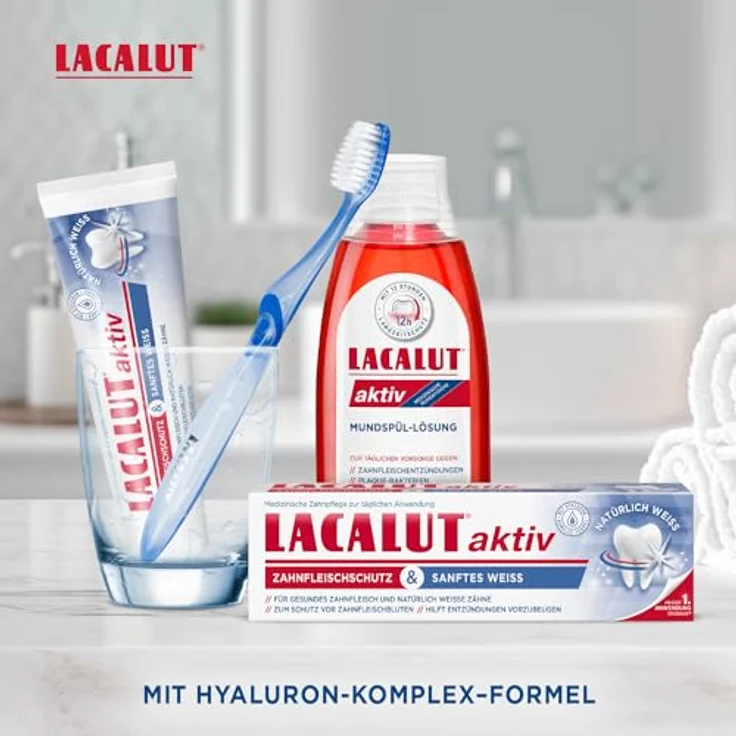 Dr. Theiss Naturwaren Lacalut aktiv Zahnfleischschutz & sanftes Weiß 75 ml – Bild 6