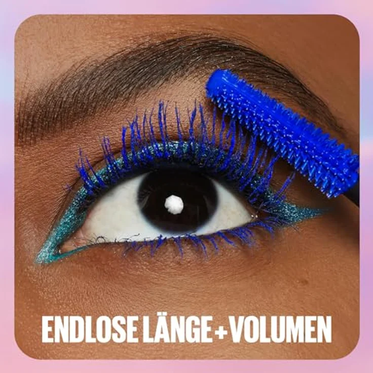 Maybelline New York Wimperntusche für extrem lange Wimpern, Lash Sensational Sky High Mascara, Blau, 7.2 ml – Bild 5