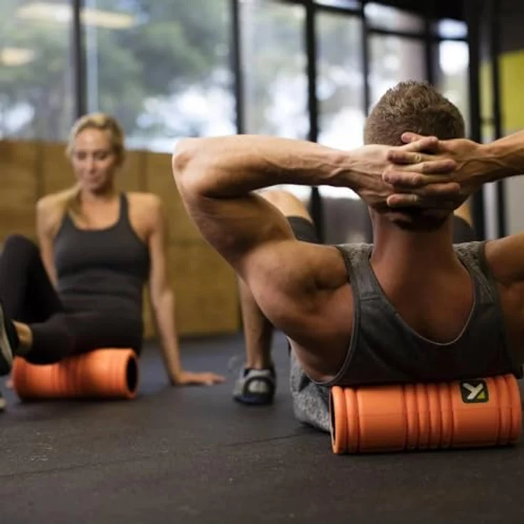 Trigger Point Grid Foam Roller, Massagegerät mit harten und weichen Rollen für effektive Core-Workouts – Bild 2
