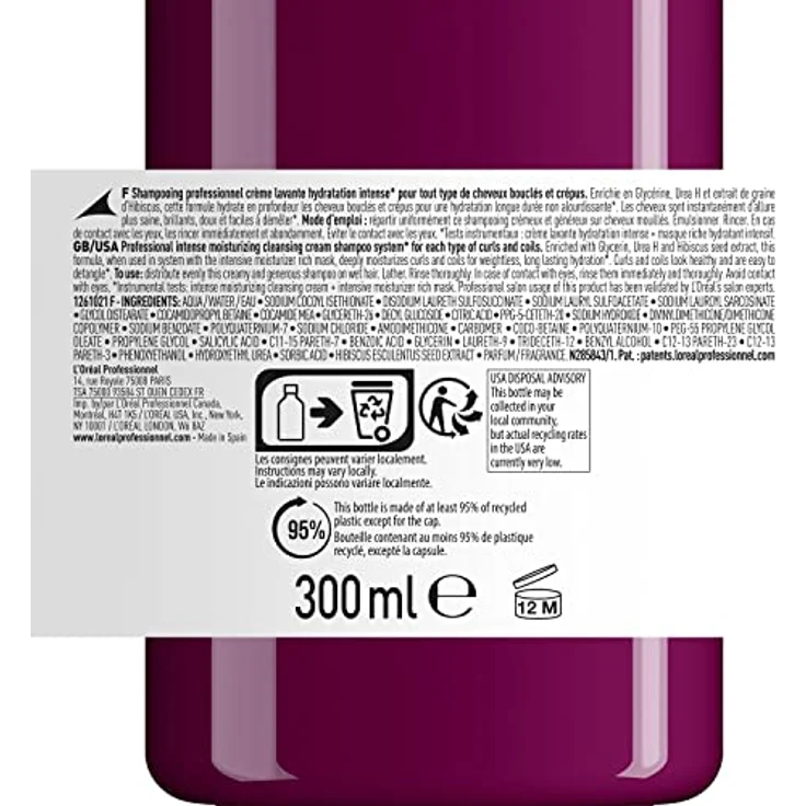 L'Oréal Professionnel Paris Serie Expert Curl Expression Intense Moisturizing Cleansing Cream Haarshampoo 300 ml – Bild 12