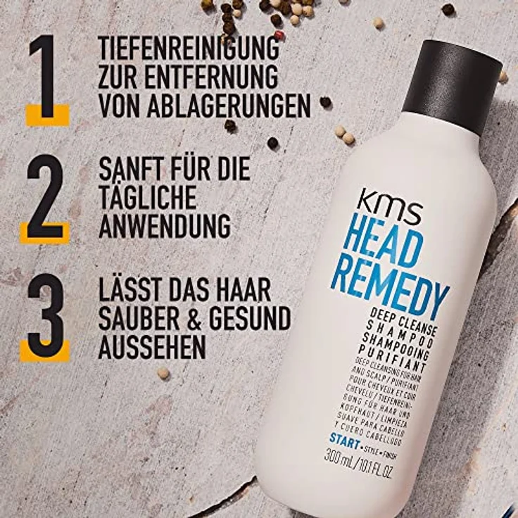 Kms Head Remedy Deep Cleanse Shampoo 300 ml – Bild 3
