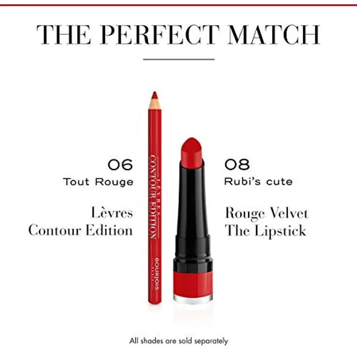 Bourjois Contour Edition Lip Liner Tone 06 Tout Rot – Bild 8