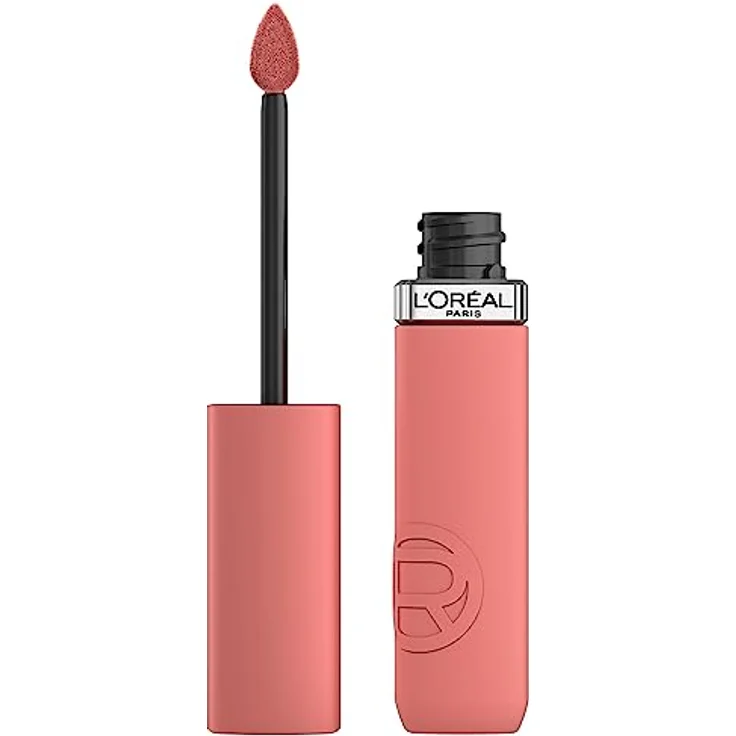L'Oréal Paris Pflegender Lippenstift mit mattem Finish, Für leuchtende Farben mit bis zu 16 Stunden Halt, Infaillible Matte Resistance, Nr. 210 Tropical Vacay, 1x 5 ml – Bild 1