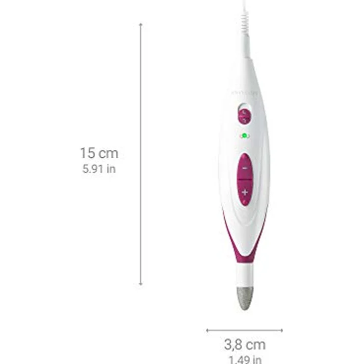 Medisana Maniküre-Pediküre-Set MP 815, Hand- und Fußpflegegerät mit 7 hochwertigen Ansatzteilen, weiß – Bild 2