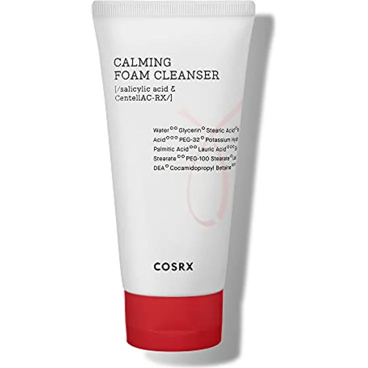 COSRX AC Collection Calming Foam Cleanser, Salicylsäure Akne-Gesichtsreiniger, Korean Skincare 150ml/5.07 fl.oz, Hypoallergenic & Dermatologist Tested
