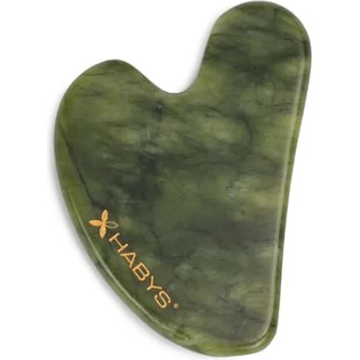 Habys Gua Sha Massage-Set, Jadeit mit Roller für Gesichtspflege in eleganter Magnetbox – Bild 4