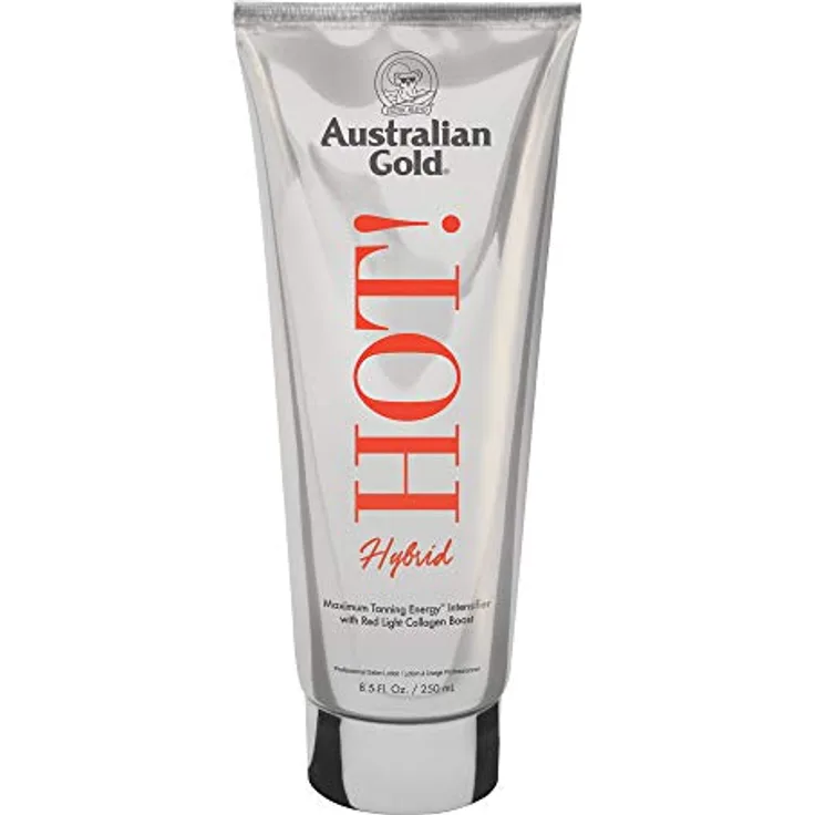 Australian Gold Hot. Hybrid, Selbstbräuner mit Rotlicht-Formel und Active Aloe, 250 ml