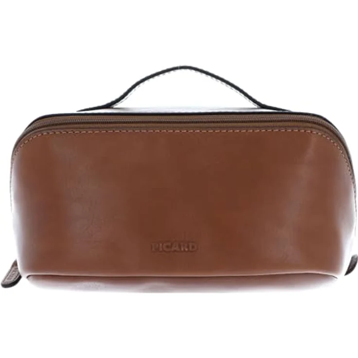 Picard Toscana - Kulturbeutel 24 cm Rindleder Camel – Bild 1