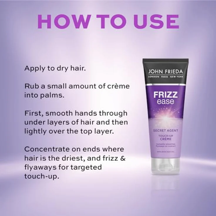 John Frieda Frizz-Ease Secret Agent Crema Acabado Perfecto 100 ml – Bild 4