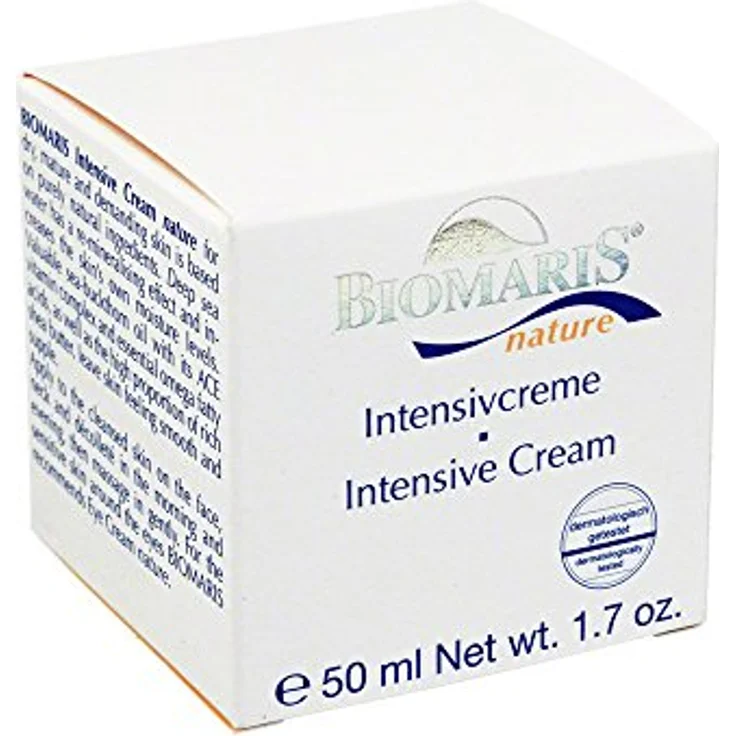 Biomaris Intensivcreme Nature, 50 ml, Gesichtspflege mit natürlichen Inhaltsstoffen
