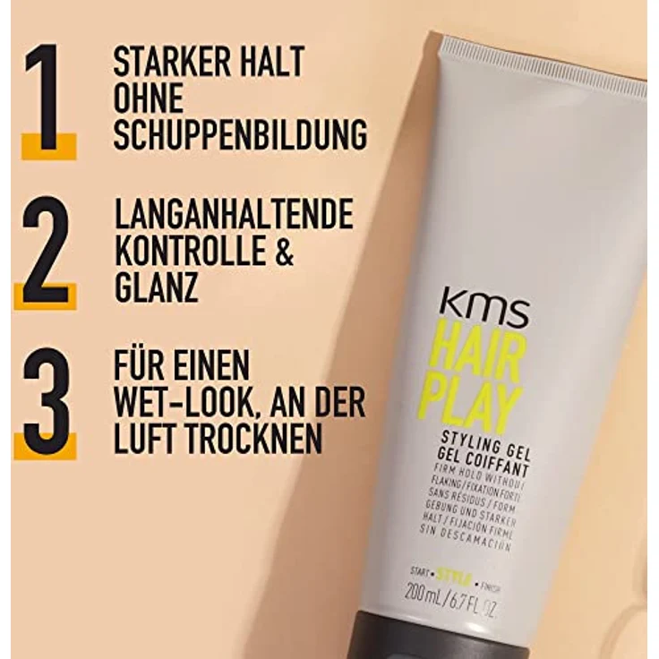 KMS Hairplay Styling Gel 200 ml – Bild 3