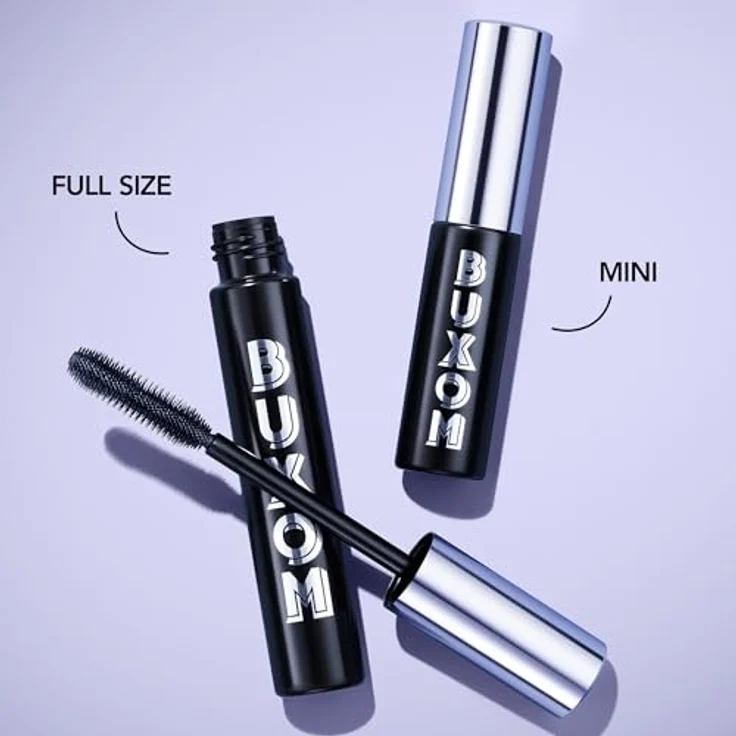 Buxom LASH MASCARA BLACKEST BLACK, Wimpernverlängernde Volumenmascara mit intensiv schwarzer Farbe, 11 ml – Bild 7