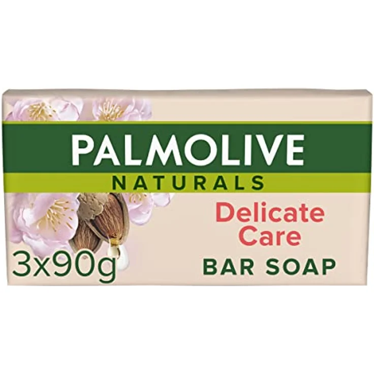 Palmolive PA027346 Delicate Care with Mandelmilch, 3 x 90 g, 3 x 90 g – Bild 1