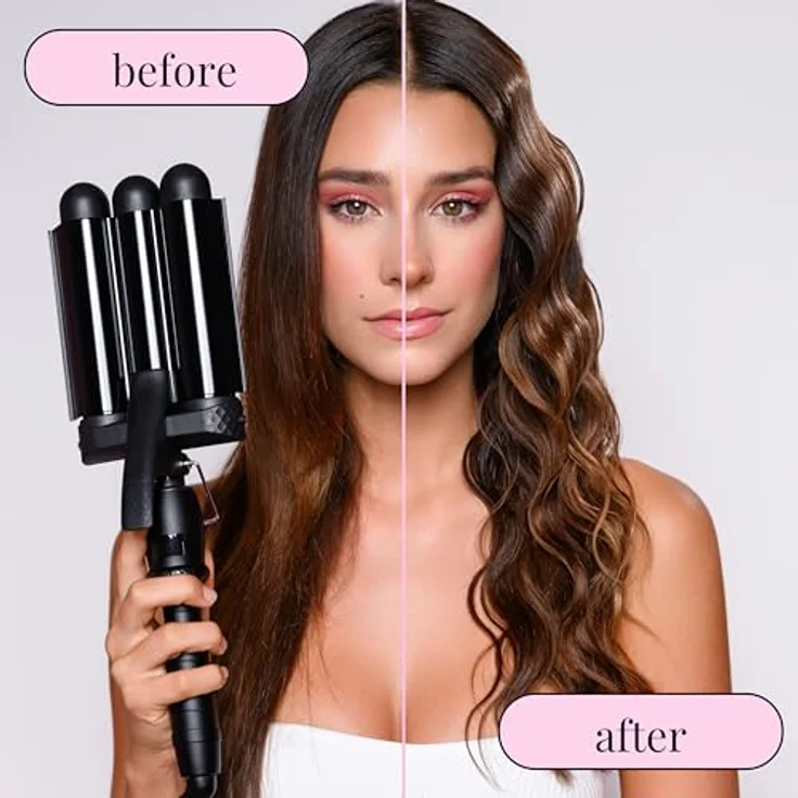 Mermade Pro Waver 32 mm Lockenstab Black mit Ionen-Funktion und Beach-Waves-Effekt – Bild 4