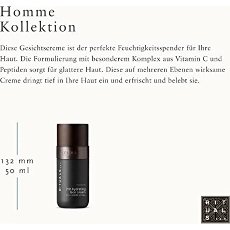 Rituals Homme 24h Hydrating Face Cream 50 ml – Bild 3
