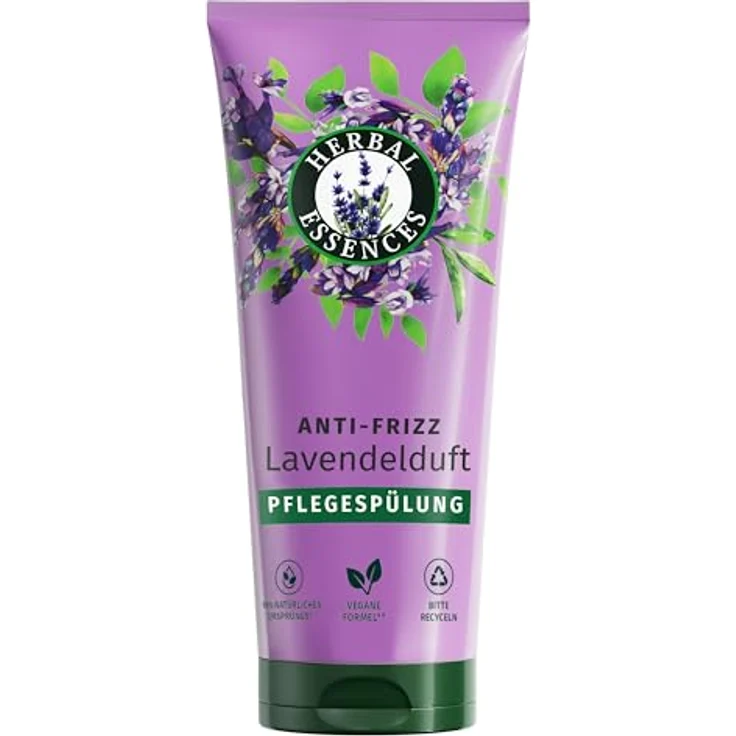 Herbal Essences Sanfte Reinigung Spülung mit Lavendelduft 250ml - Vegan, Natürlichen Ursprungs, ohne Frizz – Bild 1