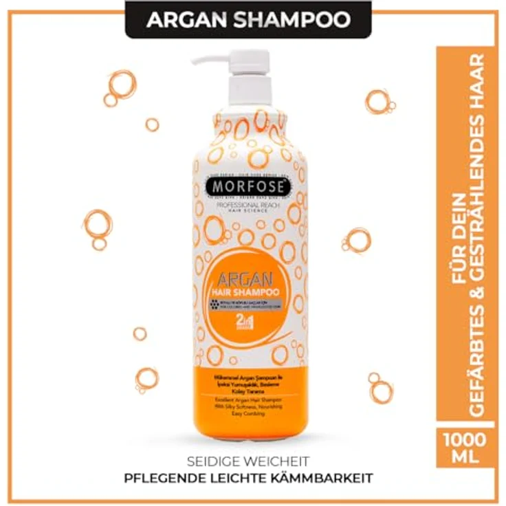 Morfose Argan Haar Shampoo 1000 ml – Bild 3