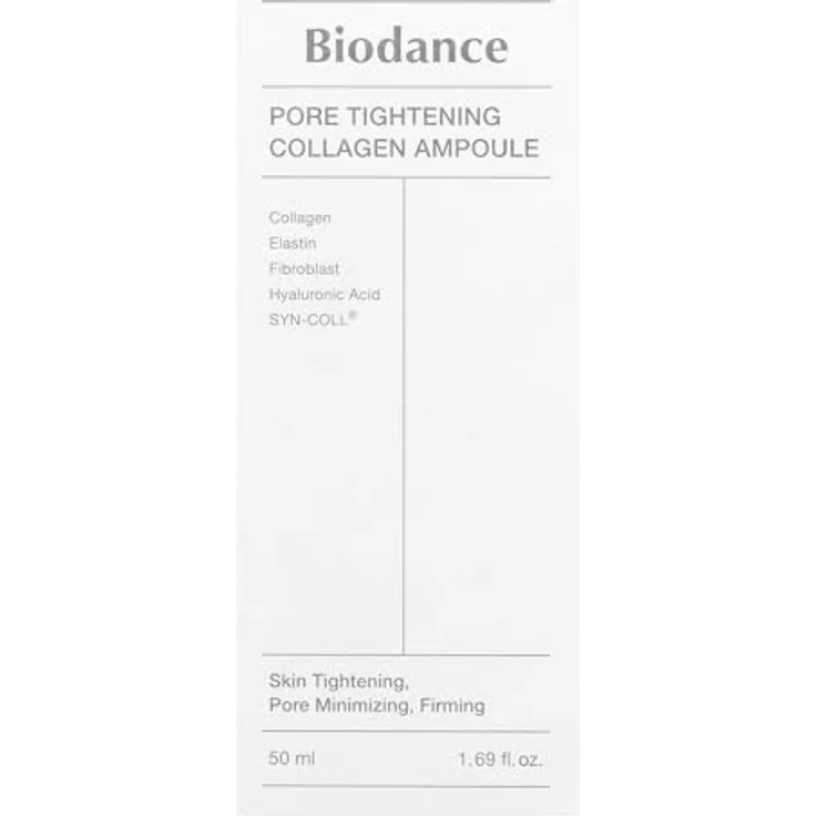 Biodance Pore Tightening Collagen Ampoule, festigendes Hautserum zur Verfeinerung der Poren, 50 ml, feuchtigkeitsspendend und alterungshemmend – Bild 2