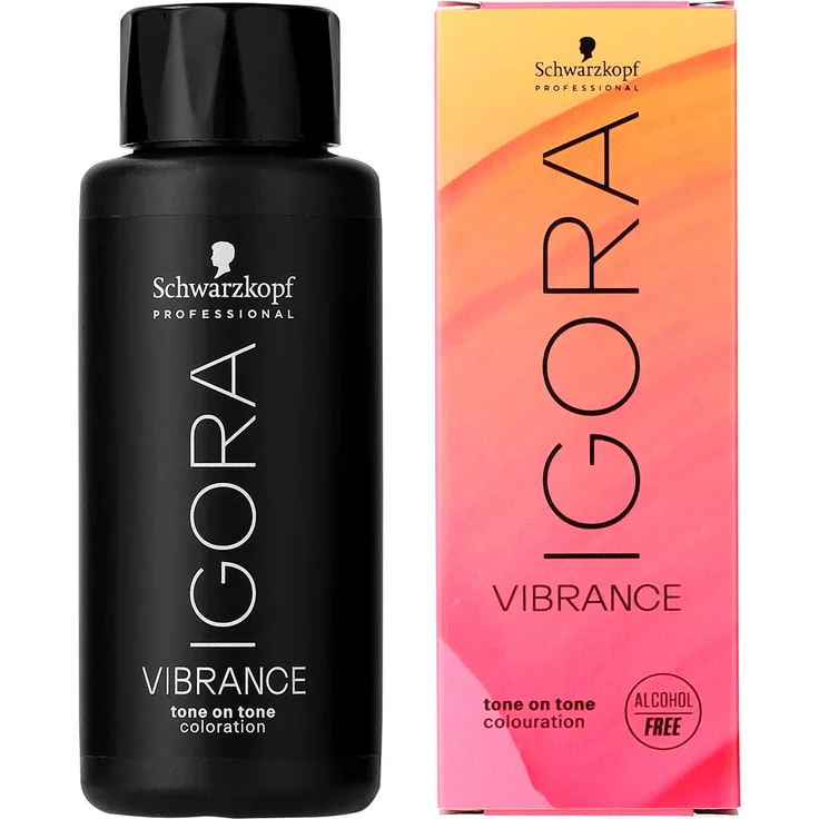 Schwarzkopf Professional IGORA VIBRANCE 6-78, demi-permanente Intensivtönung Dunkelblond Kupfer Rot, 60 ml mit Moisture Protecting-Komplex
