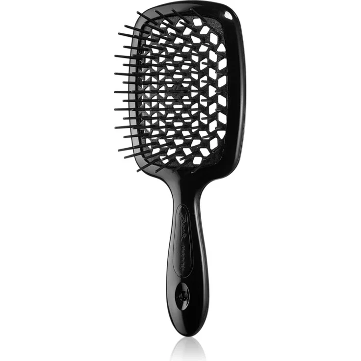 Janeke Superbrush Small, Flachbürste für Damen, entwirrende Borsten, 17,5 x 7 x 3 cm
