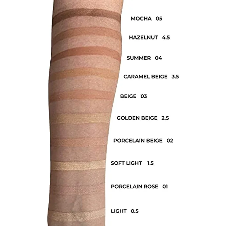Und Gretel Lieth Foundation 30 ml, leichte Make-up mit hoher Deckkraft, Farbe 4.5 Hazelnut – Bild 3
