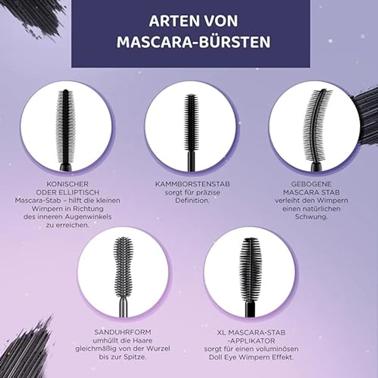 EVELINE Cosmetics Superthin Defining Mascara, verlängernd und volumengebend, 6ml – Bild 5