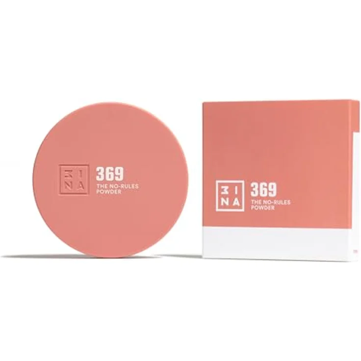 3INA The No-Rules Powder, multifunktionales Make-up für Augen, Lippen und Gesicht, Farbton 369 - Peach pink, matte, 8 g – Bild 8