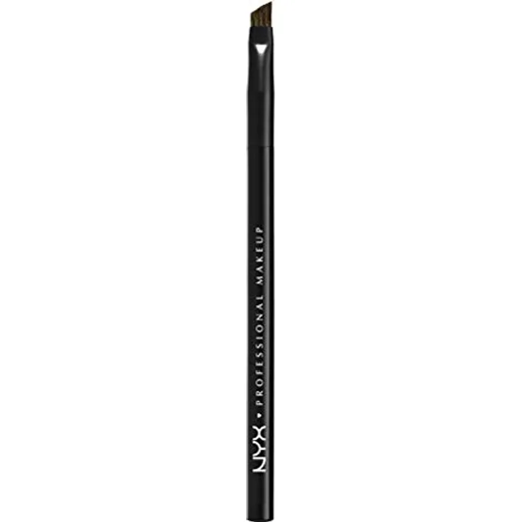 NYX PROFESSIONAL MAKEUP Pro Brush Angled 19 - Augenbrauenpinsel mit abgewinkelter Bürste, ergonomische Form, gezielte Anwendung, Make-up Pinsel