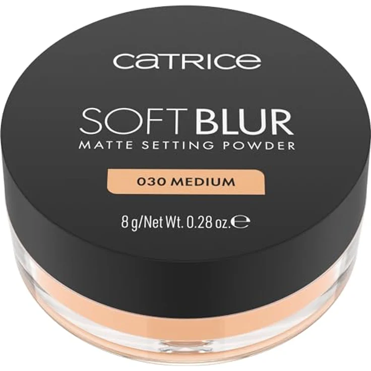Catrice Soft Blur Matte Setting Puder 8 g, für einen makellosen Teint, Farbe 030 - MEDIUM – Bild 2
