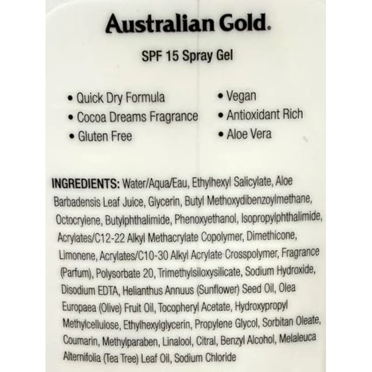 Australian Gold LSFOutdoor Spraygel LSF15 Spray 237 ml – Bild 9