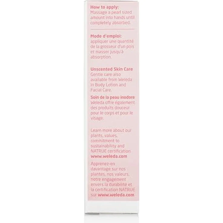 WELEDA Unscented Hand Cream 50ml, Intensive und lang anhaltende Ernährung, beruhigt empfindliche Haut – Bild 3