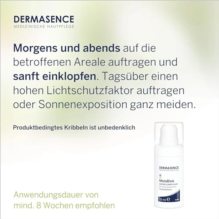 Dermasence MelaBlok Aufhellungs-Fluid Gesichtsfluid 15 ml mit pflegender Wirkung – Bild 5