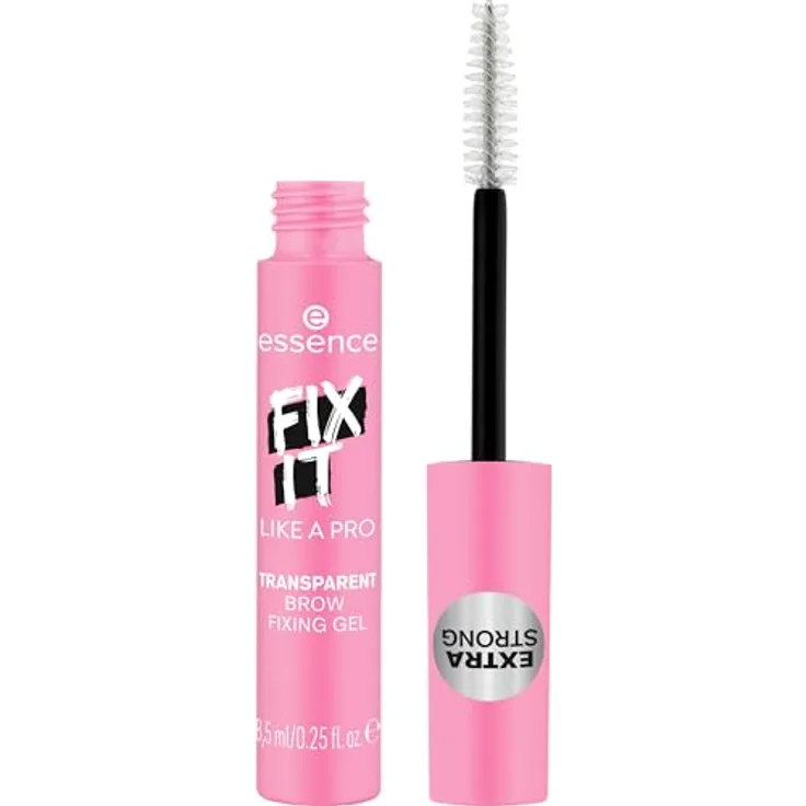 essence cosmetics FIX IT LIKE A PRO TRANSPARENT BROW FIXING GEL, Augenbrauengel, Transparent, fixierend, transluzent, vegan, ölfrei, ohne Parabene, 1er Pack (8.5ml)