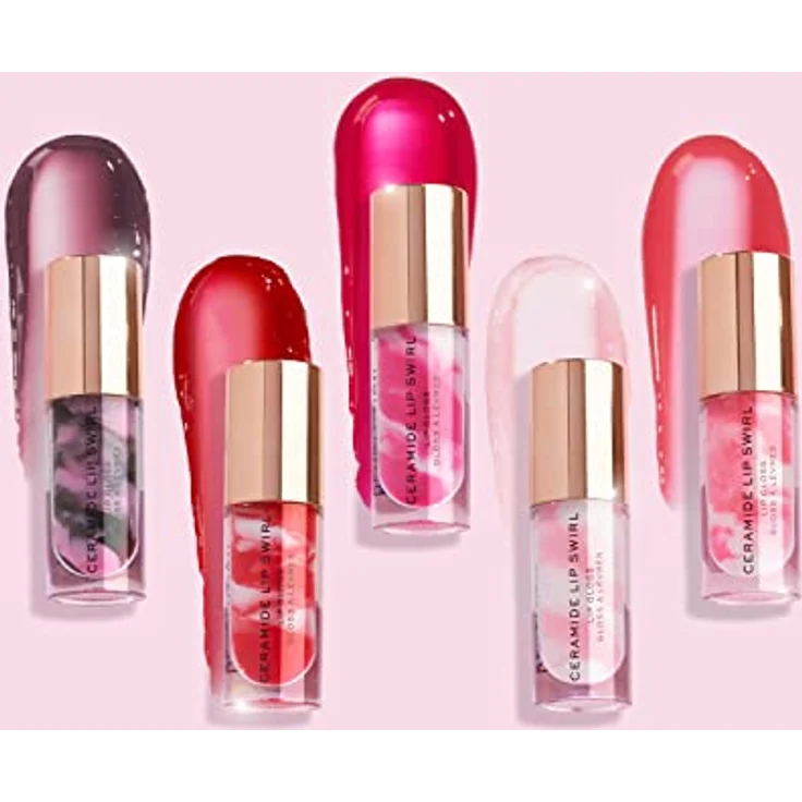 Makeup Revolution, Lip Swirl Ceramide Gloss, Lipgloss, Süßes sanftes Rosa, 4.5ml – Bild 5