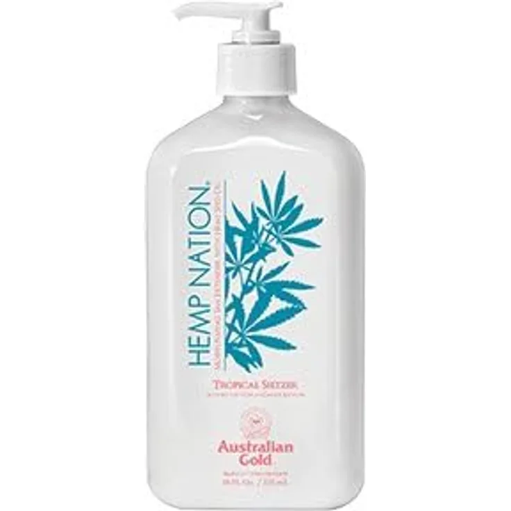Australian Gold - Hemp Nation Tropical Seltzer Bodylotion 535 ml, Feuchtigkeitsspendende Formel mit exotischem Duft