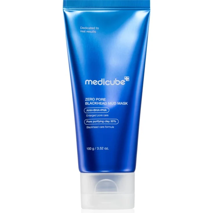 Medicube Zero Pore Blackhead Mud Mask, reinigende Gesichtsmaske mit Tonerde und AHA/BHA, 100 g