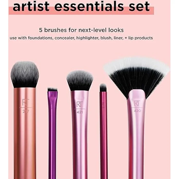 Real Techniques Pinsel-Sets Real Techniques Pinsel-Sets Artist Essentials Set Pinselset – Bild 3