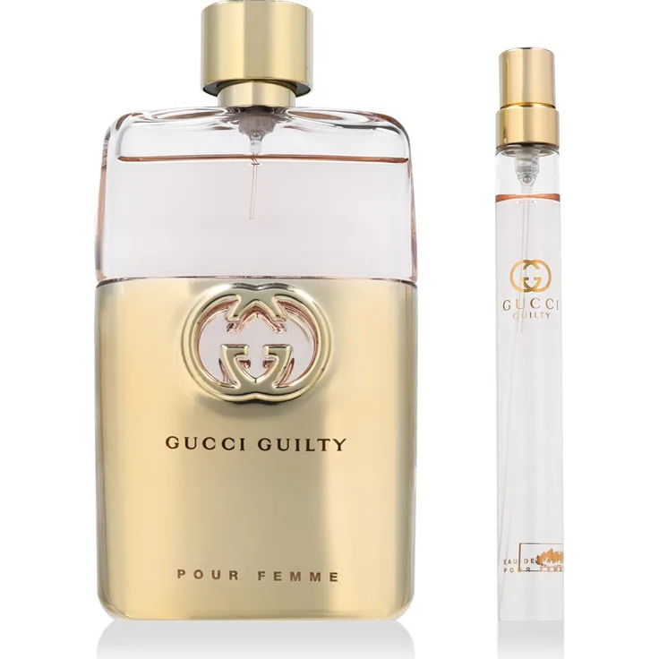Gucci Guilty Pour Femme EDP Set, 90 ml + 10 ml Miniatur, Damenduft Geschenkset