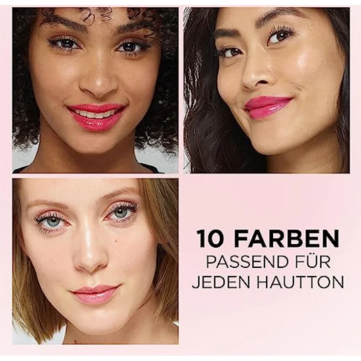 L'Oréal Paris Feuchtigkeitsspendender Lippenstift, Balm-In-Lipstick mit natürlich aussehendem Finish, Color Riche Glow Paradise, 107 Brown Enchante, 1 x 3,8 g – Bild 4