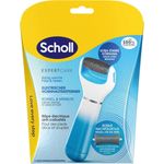 Scholl Velvet Smooth Express Pedi, Elektrischer Hornhautentferner mit Meeresmineralien, langanhaltende Ergebnisse, Batteriebetrieben, präzise Rolloberfläche