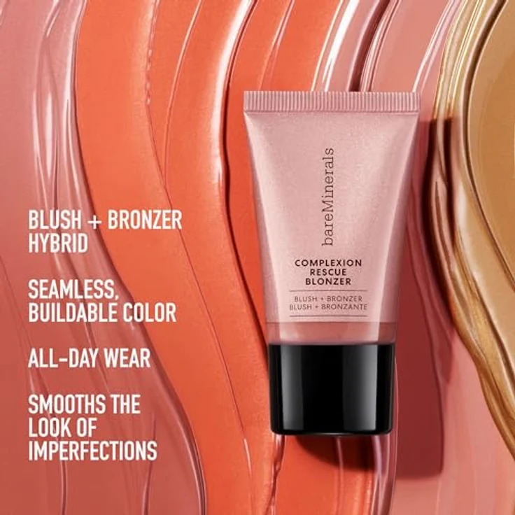 bareMinerals Complexion Rescue Blonzer, cremiger Bronzer für Damen in Kiss of Copper, 15 ml – Bild 5