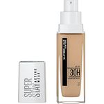 Maybelline New York Wasserfestes Make up, Foundation mit hoher Deckkraft, Langanhaltendes Gesichts-Make-up, Super Stay Active Wear, Farbe: Nr. 31 Warm Nude (Hell bis Mittel), 1 x 30 ml