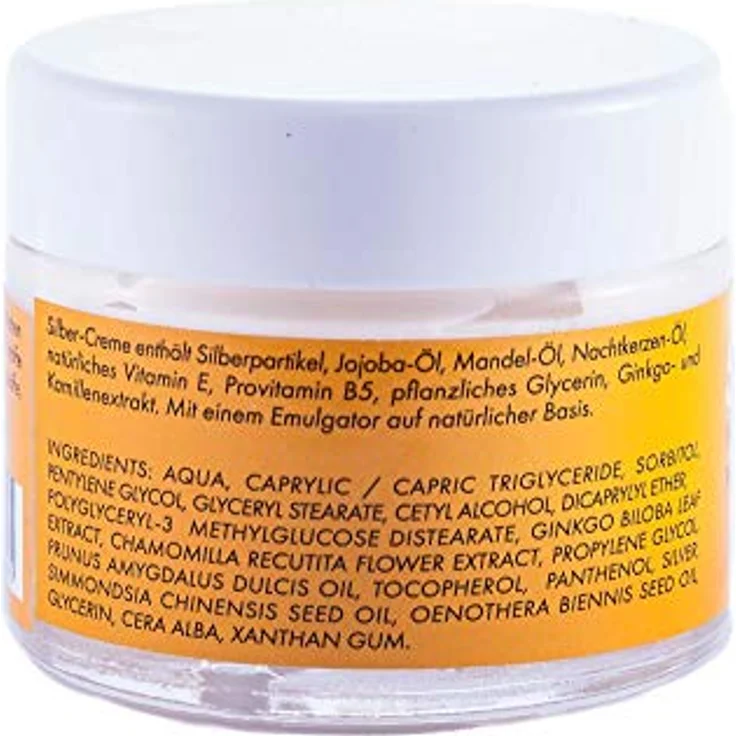 Allcura Silber Creme, 50 ml, pflegt und schützt empfindliche Haut mit natürlichen Ölen – Bild 3