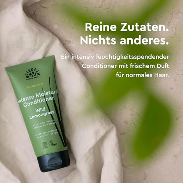 Urtekram Blown Away Wild Lemongrass Bio-Handcreme, 75 ml - Pflegende Handcreme mit wildem Zitronengras Duft – Bild 2