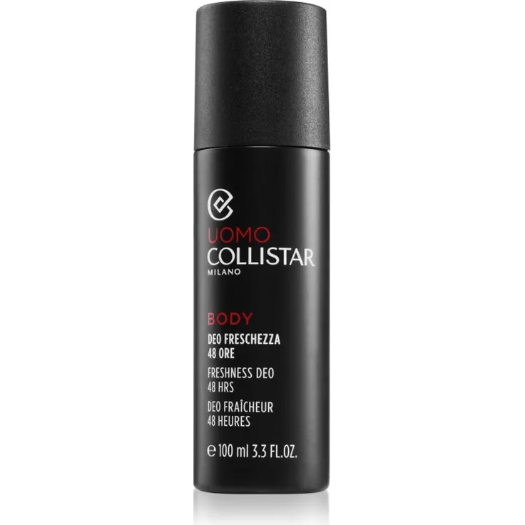 Collistar Uomo Freshness Deo 48H, Erfrischendes Deodorant-Spray für Herren, 100 ml, langanhaltender Schutz und Frischegefühl